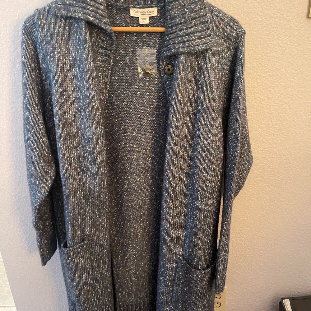 Coldwater Creek Textured Knit Cardigan